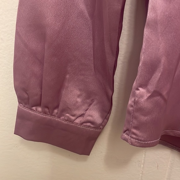 Women’s SHEIN Button Up Lilac Blouse - Picture 4 of 7